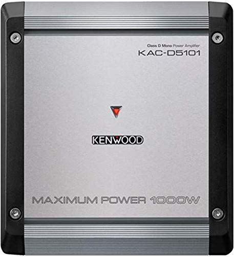 Kenwood KAC-D5101 1000W Max Power 4-Ohms Mono Amp Class D Kenwood KAC-D5101 1000W Max Power 4-Ohms Mono Amp Class D
